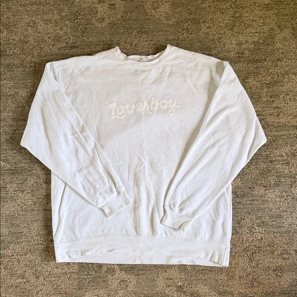 White Loverboy Sweatshirt Bravo Summer House - Picture 1 of 3